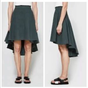 JW Anderson high low lagenlook mullet skirt